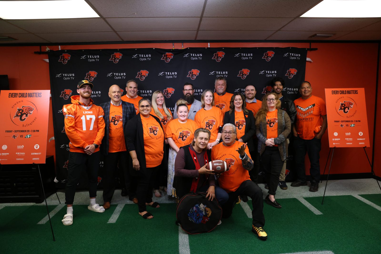BC Lions Group Photo